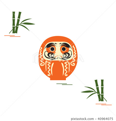 Daruma - Japanese traditional doll roly-poly Daruma - Japanese traditional doll roly-poly 40964075