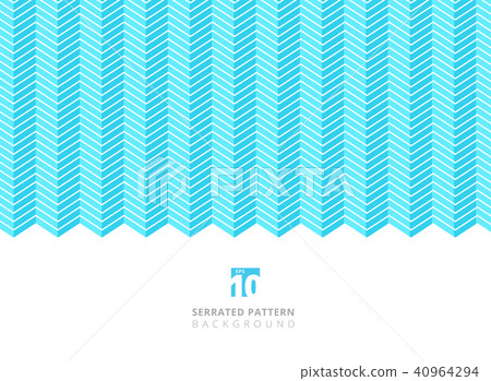 Abstract white color serrated lines pattern blue Abstract white color serrated lines pattern blue 40964294