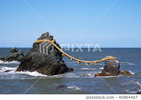 The Married Couple Rocks of Futaminoura 40964487