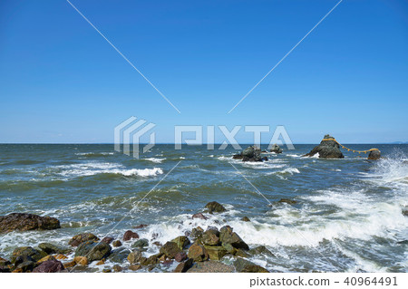 The Married Couple Rocks of Futaminoura 40964491