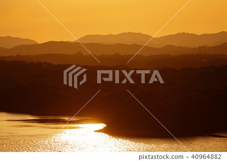 Evening scenery of Ago Bay 40964882