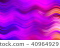 Abstract wave motion purple multicolor background 40964929