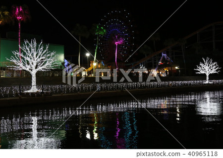 Amusement park illumination Amusement park illumination 40965118