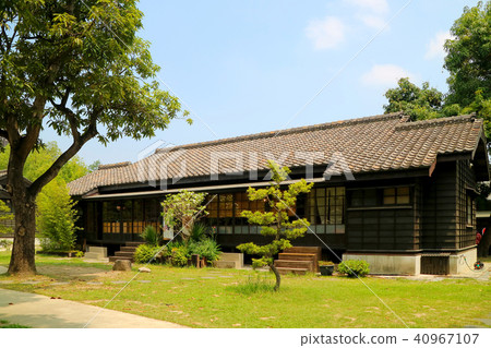 Hinnomori村，日式住宿，樹，台灣，嘉義市，草皮，人民的路，藍天 40967107