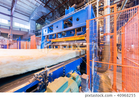 Fiberglass production industry equipment at manufacture background Fiberglass production industry equipment at manufacture background 40968255