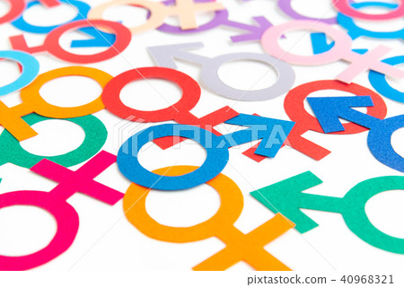 Male Female Mark Sign Female Male Gender ♀ ♀ 40968321