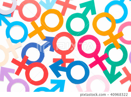 Male female mark symbol female man male and female ♂ ♀ unconscious bias 40968322