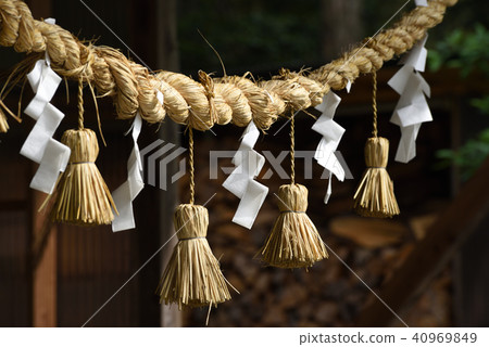 sacred shrine rope - Stock Photo [40969849] - PIXTA