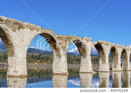Hokkaido Tauschwetsu River bridge 40970104