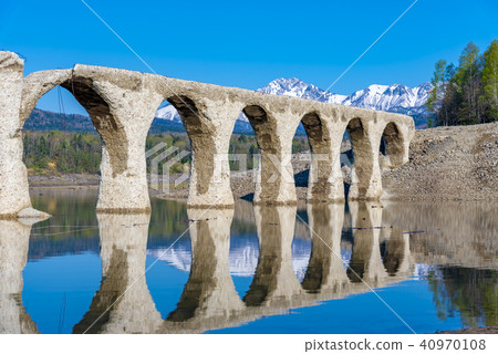 Hokkaido Tauschwetsu River bridge 40970108