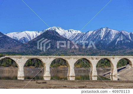 Hokkaido Tauschwetsu River bridge 40970113