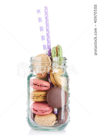 Colorful macaroons 40970588