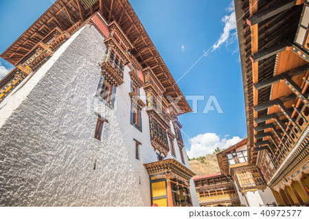 Temple in Paro Dzong in Bhutan 40972577