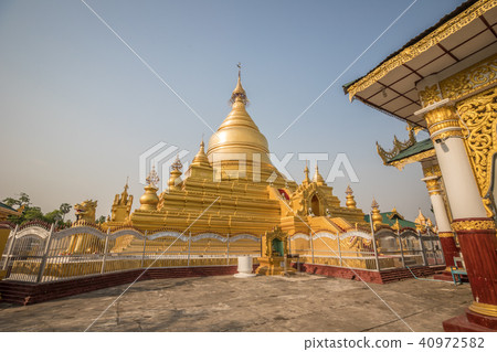 Kuthodaw Pagoda in Mandalay Myanmar 40972582