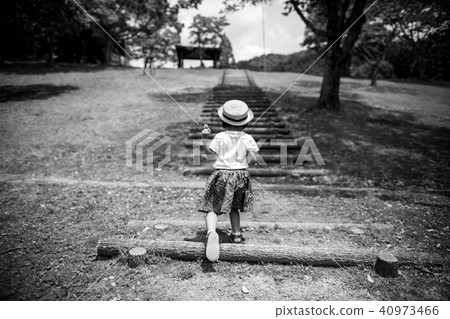 Children playing behind Children playing behind 40973466