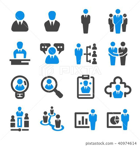 businessman icon 40974614