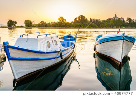 Boats in Sozopol harbor 40974777