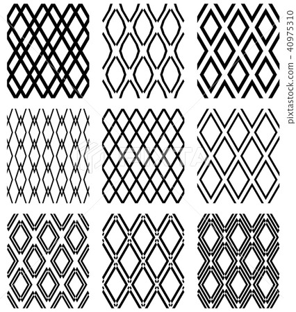 Seamless diamonds patterns.  40975310
