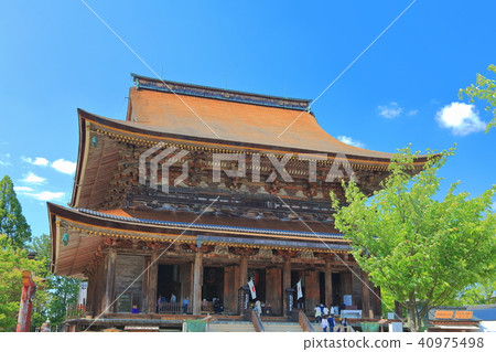 Kanemineyama寺在晴朗的天氣下 40975498