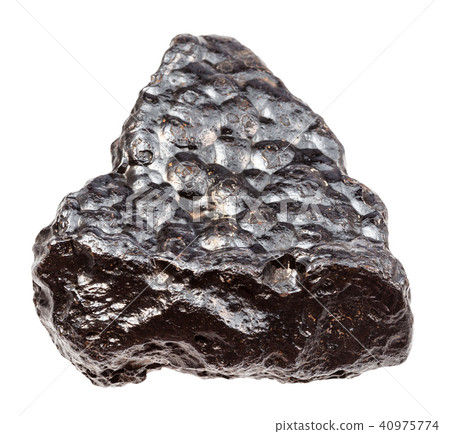 piece of Hematite (Kidney Ore) stone isolated 40975774