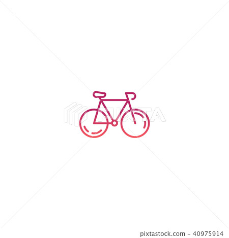Bike icon. Bike Vector isolated Bike icon. Bike Vector isolated 40975914