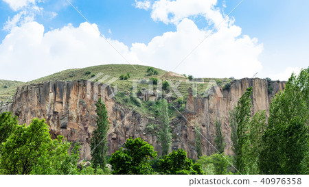 blue sky over Ihlara Valley in Cappadocia 40976358