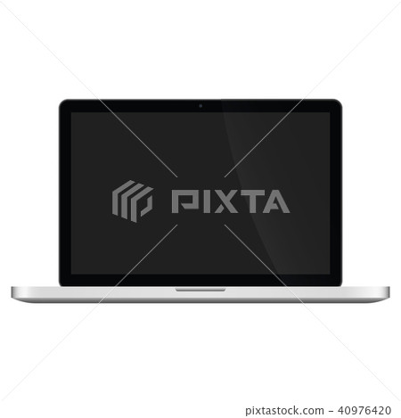 Illustration Graphic Vector Laptop black screen 40976420