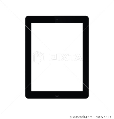 Illustration Graphic Vector Tablet white screen 40976423