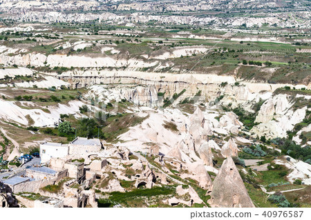mountain landscape around Uchisar in Cappadocia mountain landscape around Uchisar in Cappadocia 40976587