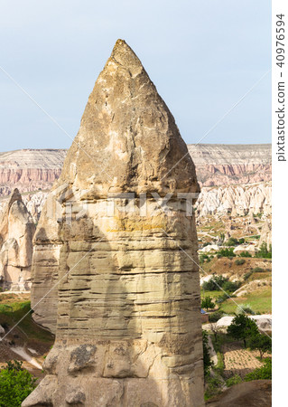 fairy chimney rock in mountains of Goreme Park 40976594
