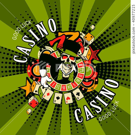 casino logo on a white background casino logo on a white background 40977215