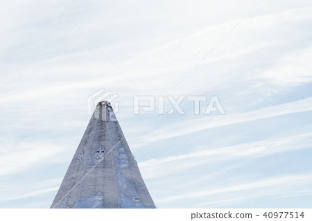 blue sky with white clouds over tower in Suzdal blue sky with white clouds over tower in Suzdal 40977514