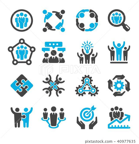 teamwork icon 40977635