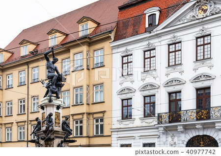 Herkules fountain near Schaezlerpalais palace Herkules fountain near Schaezlerpalais palace 40977742