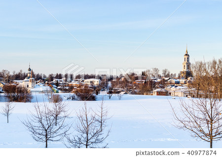 cityscape of Korovniki district of Suzdal town cityscape of Korovniki district of Suzdal town 40977874