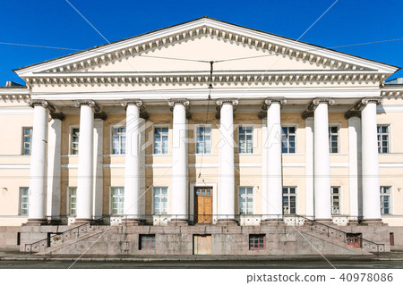 facade of Academy of Sciences in St Petersburg facade of Academy of Sciences in St Petersburg 40978086