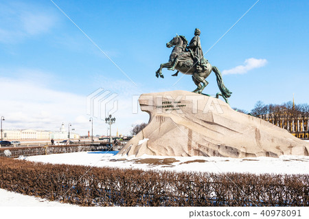sculpture of Peter the Great in the Senate Square 40978091