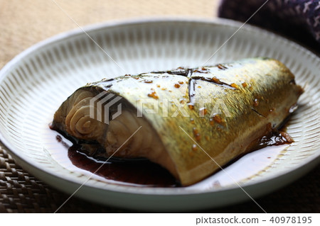 Boiled mackerel Boiled mackerel 40978195