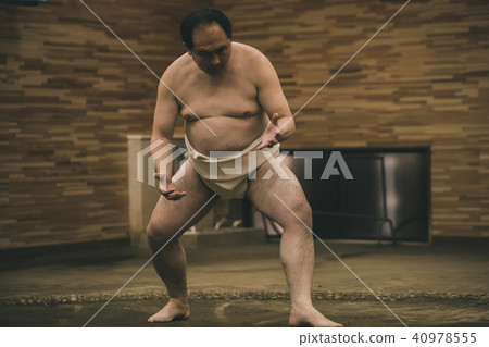 sumo, sumo wrestling, training 40978555