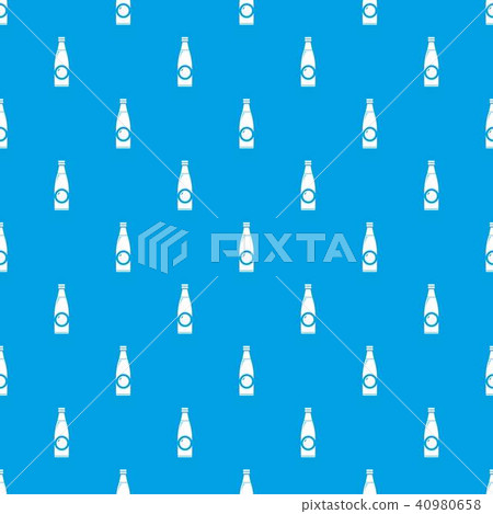 Bottle pattern vector seamless blue 40980658