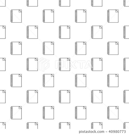 Notebook pattern vector seamless 40980773