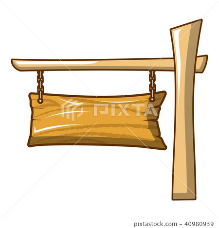 Welcome board icon, cartoon style Welcome board icon, cartoon style 40980939