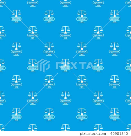 Equilibrium pattern vector seamless blue Equilibrium pattern vector seamless blue 40981840