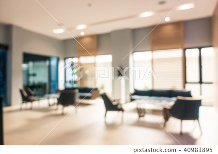 Abstract blur and defocus lobby of hotel Abstract blur and defocus lobby of hotel 40981895