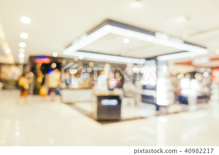 Abstract blur and defocused shopping mall Abstract blur and defocused shopping mall 40982217
