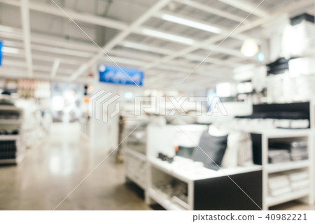 Abstract blur furniture decoration and warehouse store Abstract blur furniture decoration and warehouse store 40982221