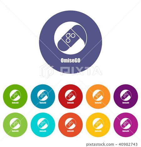 Omisego icon, simple style 40982743