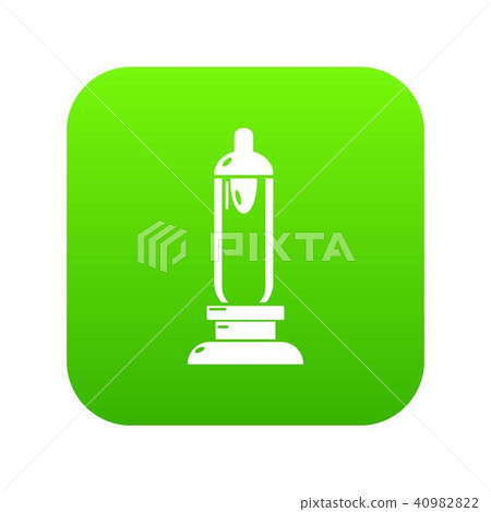 Car candle icon green vector Car candle icon green vector 40982822