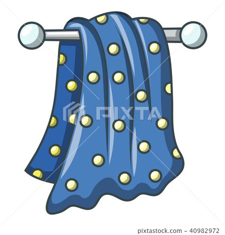 Bathroom towel icon, cartoon style Bathroom towel icon, cartoon style 40982972