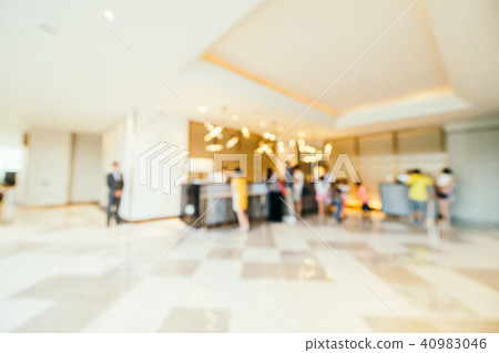 Abstract blur and defocused lobby and hotel Abstract blur and defocused lobby and hotel 40983046